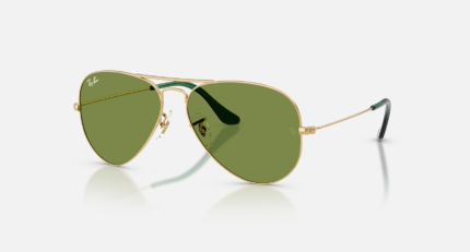 Arista Gold Aviator Sunglasses for Men & Women – Premium Metal Frame
